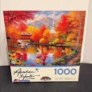 Abraham Hunter 1000 Piece Autumn Tranquility adult jigsaw puzzle SALE🔴3/$25